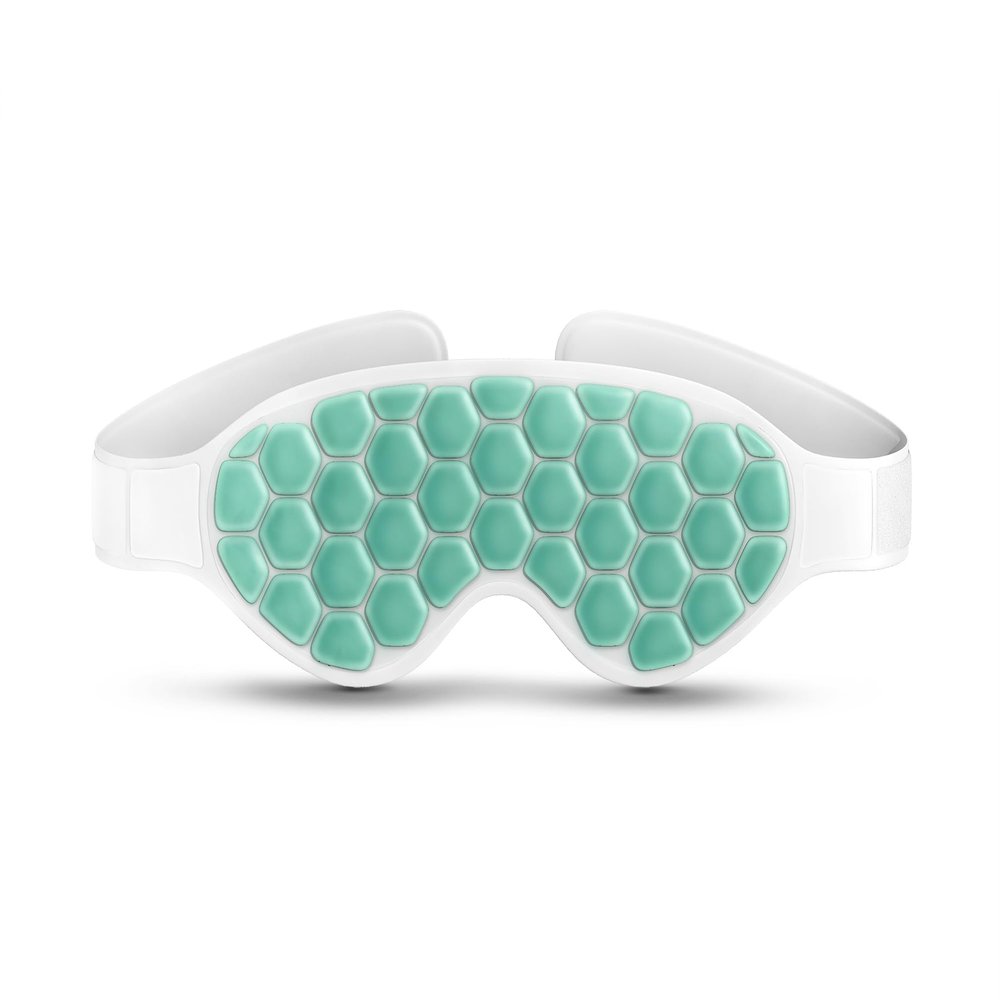 Eye Basics Cooling Eye Compress Mask, Reusable Gel Eye Mask for Relieving Eye Discomfort Due to Migraines, Puffy Eyes, Dark Circles, Headaches, and Tired Eyes, Hot or Cold, Unisex
