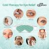 Eye Basics Cooling Eye Compress Mask, Reusable Gel Eye Mask for Relieving Eye Discomfort Due to Migraines, Puffy Eyes, Dark Circles, Headaches, and Tired Eyes, Hot or Cold, Unisex view 2