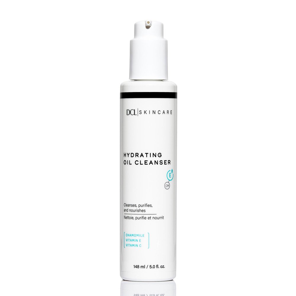 DCL Skincare Hydrating Oil Cleanser for Dry & Sensitive Skin, 4 Fl oz