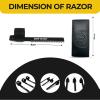 Hair dressing thinning razor view 3