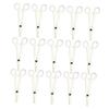 ARTSEWPLY 15pcs Disposable Body Piercing Forceps Plastic Clamps for Professional Piercing Needs for Tongue Belly Lip Nose and More view 1