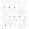 ARTSEWPLY 15pcs Disposable Body Piercing Forceps Plastic Clamps for Professional Piercing Needs for Tongue Belly Lip Nose and More view 2