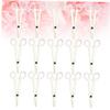 ARTSEWPLY 15pcs Disposable Body Piercing Forceps Plastic Clamps for Professional Piercing Needs for Tongue Belly Lip Nose and More view 4