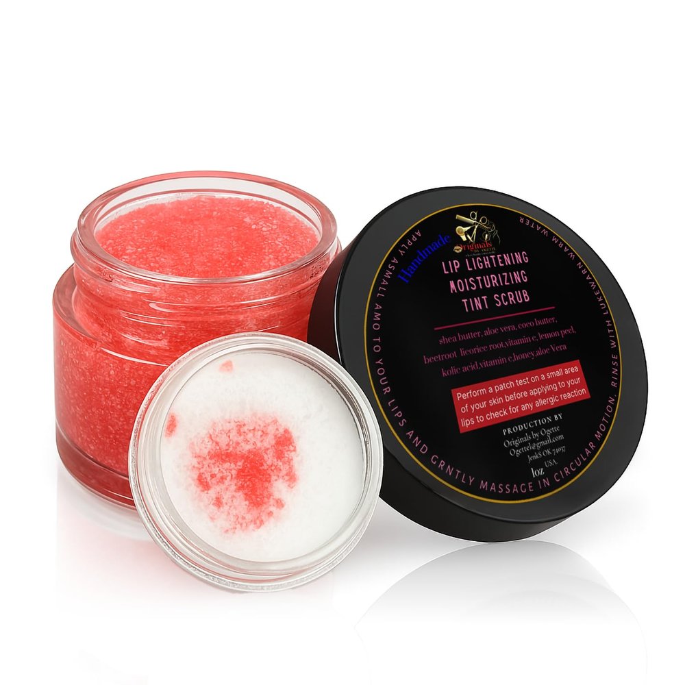 LIP LIGHTENING MOISTURIZING LIP SCRUB (2oz)