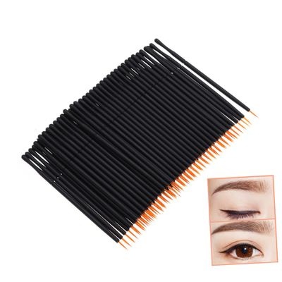 ARTSEWPLY Convenient Eyeliner Pen Pack 100pcs Single-use Eye Liner Pencils Wand Applicator for Travel