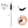 ARTSEWPLY 100pcs Disposable Eyelash Brushes Makeup Applicator Crystal Rod for Mascara Application Portable Eyelash Separators for Professional Beauty Salon Home Use Rosy view 3