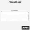 Jorzer Neck Lift Tape 20Pcs Elastic Neck Strips Self-adhesive Neck Tape Sweatproof Reusable Wrinkle Removing Neck Tightening Tape, Semitransparent Neck Tape, Neck Lift Tape, Neck Strips. view 2