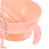 ARTSEWPLY 1set Diy Facial Mask Bowl Set Measuring Cup and Spoon Pink Silicone Tools for Skincare and Beauty Treatments view 3
