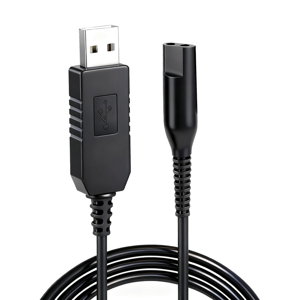 12V Charging Cord Replacement for Braun Shaver S3 S6 S7 S8 S5 S9 S1, Cable Replacement for Braun Electric Razor Trimmer Series 1 3 5 6 7 8 9 340 3040s 390cc 720 790cc Models
