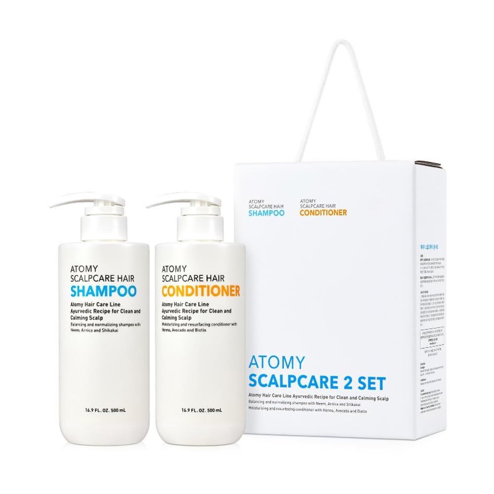 A.t.o.m.y ScalpCare Hair 16.9 oz (Shampoo+Conditioner, Set)