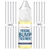 BodyJ4You Piercing Bump Treatment Keloid Bump Removal w 20PC Piercing Needles 14G 16G - Cleaning Solution - Bump Shrinking Drops Keloid Bump Removal - Aftercare Piercing Solution view 1