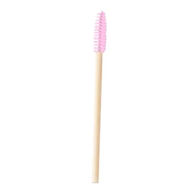 ARTSEWPLY 20pcs Eco-friendly Bamboo Eyebrow Brush Disposable Makeup Brushes Lash Curlers Combs for Brow Makeup Supplies