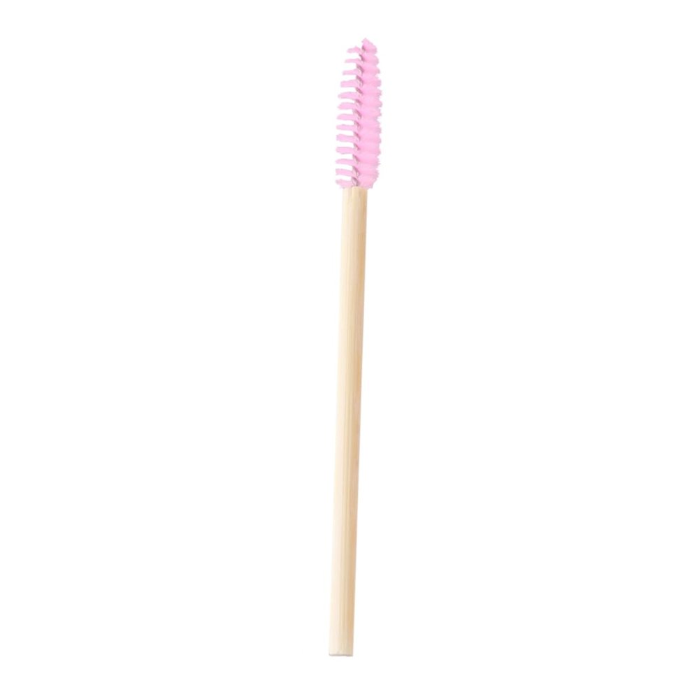 ARTSEWPLY 20pcs Eco-friendly Bamboo Eyebrow Brush Disposable Makeup Brushes Lash Curlers Combs for Brow Makeup Supplies