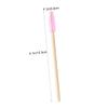 ARTSEWPLY 20pcs Eco-friendly Bamboo Eyebrow Brush Disposable Makeup Brushes Lash Curlers Combs for Brow Makeup Supplies view 2