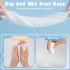 100 Count Disposable Face Towel, Biodegradable Facial Dry Wipes, Super Soft & Thick Face Cloth, Lint-Free Face Towelettes for Sensitive Skincare, Makeup Remover Dry Wipes, Facial Cleansing (6 Pack) view 4