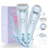 Dusk Razor for Women, Silk Glide Pro 3.0 Shaver, Livora Electric Racor for Women, 2-in-1 Waterproof Painless Hair Removal Wet & Dry Shaver with Removable Head for Leg Arm Underarm Bikini Area view 1