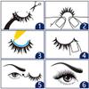 1PC Portable Eyelash Case False Eyelash Storage Box Fake Holder Makeup Cosmetic Tool Storage Container Travel Organizer Box(Black) view 2