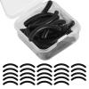 24pcs Eyelash Curler Refills, Soft Rubber Eyelash Curler Replacement Pads for Universal, Silicone Eye Lash Curler Makeup Beauty Tool Accessories, with Clear Storage Box (Black) view 1