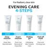 A.t.o.m.y Evening Care 4 set - Foam Cleanser + Deep Cleanser + Peeling Gel + Peel-Off Mask view 2