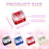 Makeup Pencil Sharpener, 4 Pack Dual Hole Cosmetic Pencil Sharpener for Lip Liner Eyeliner and Brow Pencils, Cosmetic Manual Tools for Women and Makeup Artists,Stainless Steel Blades and Plastic Cover view 2