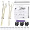 Ear Nose Piercing Kit 31pcs - Usiriy Piercing Needle Kit Piercing Needles Clamps Kit 16G 18G 20G Mixed Hollow Needles with 2 Piercing Clamps Forceps for Ear Nose Navel Nipple Lip Septum Body Piercing view 1