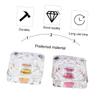 2Pcs Crystal Glass Nail Art Dappen Dish Cup with Lid view 3