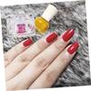 2Pcs Crystal Glass Nail Art Dappen Dish Cup with Lid view 4