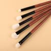 Makeup Brushes 5pcs Eyeshadow Makeup Brushes Set with Soft Synthetic Hairs for Eyeshadow, Eyebrow, Eyeliner, Blending (Brown) view 2