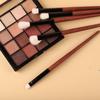 Makeup Brushes 5pcs Eyeshadow Makeup Brushes Set with Soft Synthetic Hairs for Eyeshadow, Eyebrow, Eyeliner, Blending (Brown) view 3