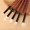 Makeup Brushes 5pcs Eyeshadow Makeup Brushes Set with Soft Synthetic Hairs for Eyeshadow, Eyebrow, Eyeliner, Blending (Brown) view 4