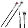 2Pcs Mascara Fan Brush, Folding Angle Scalloped Lash Brush Multifunctional Eyelash Brush with Soft Bristles Mascara Applicator Makeup Tool for Upper Lower Eye Lash Natural Lifted view 1