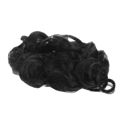 Beatifufu Comfortable Daily Wear Women Wig Highlight Curly Wig Fake Hair Bun Stylish Design Natural Hair Look