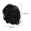 Beatifufu Comfortable Daily Wear Women Wig Highlight Curly Wig Fake Hair Bun Stylish Design Natural Hair Look view 2