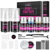 6 IN 1 Lash Lift & Brow Lamination Kit, Brow & Lash Lift Kit with Double Black Brown Color, Curling Perming & Voluminous Lashes Brows with Complete Tools, Salon & Home Use, Gifts for Her view 1