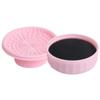 Beatifufu Makeup Brush Cleaner Box Dual-use Silicone Cleaning Tool for Efficient Makeup Brush Hygiene Gentle Texture for Eyeshadow and Brow Application Durable and Reusable Design Pink view 1