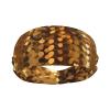 Gold Sequin Sparkle Sports Headbands for Men Women Sweatbands Moisture Wicking Workout Sweat Bands Mens Running Headband Sweat Head Bands for Tennis Stretchy Hairband view 3