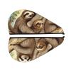 FHEBNDS Microfiber Hair Towel Cap Absorbent Hair Turban Towel Coral Velvet Hair Drying Towel Quick Dry Hair Wrap Cap with Button Sloth Family Bath Cap Hair Cap Gift for Women view 2