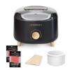 CHARMKEY Waxing Kit for Women, Wax Warmer for Hair Removal with 200g Hard Wax Beads, Wax Melt Machine with 16.91oz Silicone Bowl for Home Salon, Wax Pot for Face, Full Body, Eyebrow, Bikini view 1