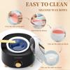 CHARMKEY Waxing Kit for Women, Wax Warmer for Hair Removal with 200g Hard Wax Beads, Wax Melt Machine with 16.91oz Silicone Bowl for Home Salon, Wax Pot for Face, Full Body, Eyebrow, Bikini view 4