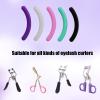 24pcs Eyelash Curler Refills, Eyelash Curler Pads Silicone Rubber Eyelash Curler Replacement Pads Universal Eyelash Curler Makeup Tool Accessories, with Clear Storage Box (Multi Color) view 3