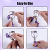 24pcs Eyelash Curler Refills, Eyelash Curler Pads Silicone Rubber Eyelash Curler Replacement Pads Universal Eyelash Curler Makeup Tool Accessories, with Clear Storage Box (Multi Color) view 4