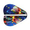 FHEBNDS Microfiber Hair Towel Cap Absorbent Hair Turban Towel Coral Velvet Hair Drying Towel Quick Dry Hair Wrap Cap with Button Sea Fishes Bath Cap Hair Cap Gift for Women view 2