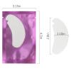 50 Pair V Shape Under Eye Gel Pads Hydrogel Eye Patches For Eyelash Extension, Lint Free Under Hydrogel Eye Mask Pads Lash Extension Supplies (Purple) view 2