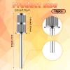 10 PCS Mandrel Nail Drill Bits, Professional Nail Bits for Nails Drill Heads Shaft 3/32 Inch Replacement Mandrel Bit for Nails Electric File Manicure Pedicure Tool (Silver) view 3