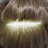 Fine Mono Mens Toupee Invisible Human Hair System for Men Monofilament NPU Toupee for Men Hairpieces Mens Human Wig Units for Thinning Hair 6"X8" 18#MEDIUM BLONDE view 3