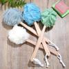 8 Pack Large Bath Puff Loofah Sponge with Long Handle Shower Loofah, Bath Body Back Brush view 3