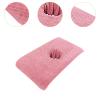 Massage Table Towel, SPA Bed Head Curtain Pad, Comfortable Face Pillow Towel with with Face Breath Hole, Pink view 2
