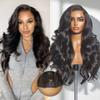 LUVME HAIR All-Day Comfort Real Glueless 7x6 HD Lace Wig 200% Density Hair PartingMax Lace Wigs Loose Body Wave Lace Front Wigs Human Hair Pre Cut Plucked Lace Frontal 20 Inches Natural Black Color view 1