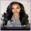 LUVME HAIR All-Day Comfort Real Glueless 7x6 HD Lace Wig 200% Density Hair PartingMax Lace Wigs Loose Body Wave Lace Front Wigs Human Hair Pre Cut Plucked Lace Frontal 20 Inches Natural Black Color view 2