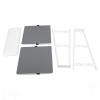 Duimimi Manicure Foot Rest, Versatile Pedicure Stand with Storage Rack, Comfortable, Space Saving Design, Sturdy Stainless Steel & PU Material view 1